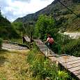 The longest walkway swings quite a lot 