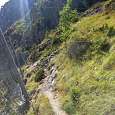 We’ll get to la Canal de la Mora following the life wire 