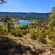 Vista más cercana de la laguna de Uña 