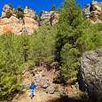 Camino cerca de la cueva del Tío Manolo 