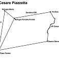 Croquis y situación de la vía ferrata 