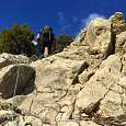 Pasos de salida de la vía ferrata 