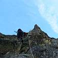 Vertical ledge of the right alternative 