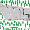 Sketch of the route (® José Bolumar) 