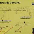 Croquis general de las tres vías de Comares 