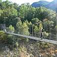 Another view of the bridge over the Sant Jaume gorge 