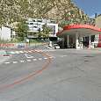 Diversion right before the fuel station TOTAL on Barrers street 