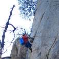 Very well-equipped small ledge 