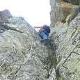 We continue climbing short slopes 