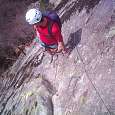 First wall overlooking the beginning of the route 