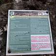 Informational poster of the zip line 