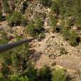 Detail of the optional 70 meter zip line cable 