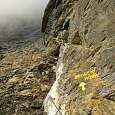 Seguimos hacia arriba Daubenhorn para la segunda parte de la vía ferrata 