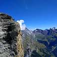 Vista del vertiginoso paso Konst 
