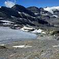 Vista del glaciar Dauben que cruzaremos en la bajada 