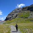 De camino a Gemmipass visible al fondo 