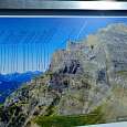 Croquis de la vía ferrata sobre las vistas de Gemmipass 