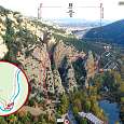 Croquis oficial de la vía ferrata 
