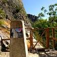 Pasarela Río Escabas de retorno 