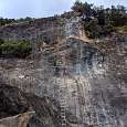 Entrance of the via ferrata 