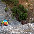 Overhang seen from above 