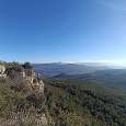 Vistas desde el final de la vía ferrata 