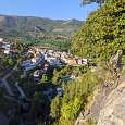 Buenas vistas a Espadilla desde el final de la vía ferrata 