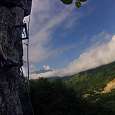 Vistas al sur desde la vía ferrata 