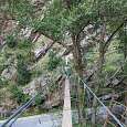 Pasarela de entrada a la vía ferrata 