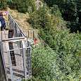 Bajada con escaleras al mirador del Toll Bullidor 