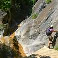 Start of the ferrata at the canyon of Segudet 