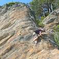 Small scramble down at the end 