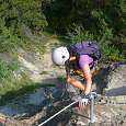 The final climb seen from above 