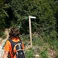 Salimos del barranco - izquierda por el tramo equipado dera Biñeta / derecha por el más largo Camino de los Burros - 