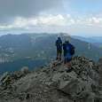 En la cima del Calderer 