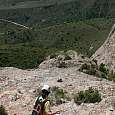 El descenso se va volviendo más vertical 