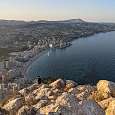 Cima del Peñón de Ifach con vistas al noreste 