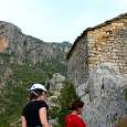 Final de la vía ferrata junto a la ermita de la Pertusa 