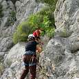 Entrada a la vía ferrata 