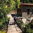Puente que cruza el río Aigua de Valls 