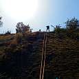 Bajada en rapel (55 m.) 