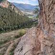 Reunión donde finalizan las vías de escalada deportiva y que permite el regreso rapelando - 12 metros- 