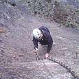 Some steps are only equipped with chains which is enough 