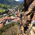 Vista atrás hacia Ribes de Freser 