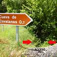 Punto de acceso desde parking 