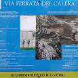 Croquis oficial de la vía ferrata del río Calera 
