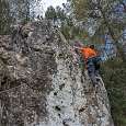 Corta trepada vertical en esta primera sección 