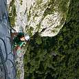 Al final la ferrata es muy muy aérea 