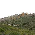 Agujas de la sierra de San Salvador a las que sube la vía ferrata 