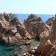 Looking back at Cala del Molí 